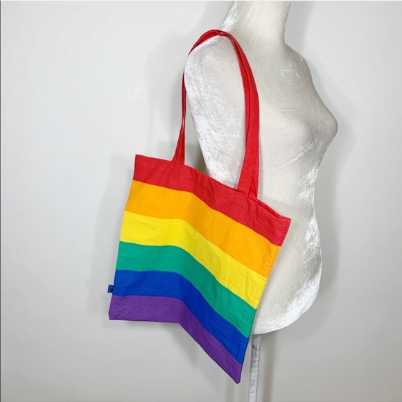 flying tiger rainbow tote bolsa
